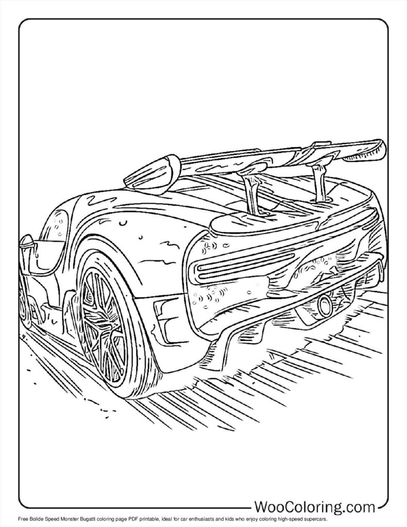 100 Bugatti Coloring Pages Free PDF To Print Woo Coloring