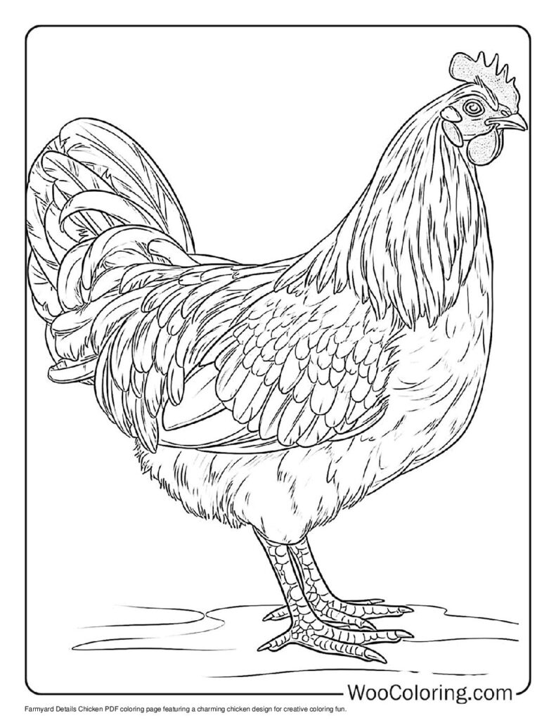 100 Chicken Coloring Pages Free PDF To Print Woo Coloring 100 Chicken Coloring Pages Free PDF To Print Woo Coloring