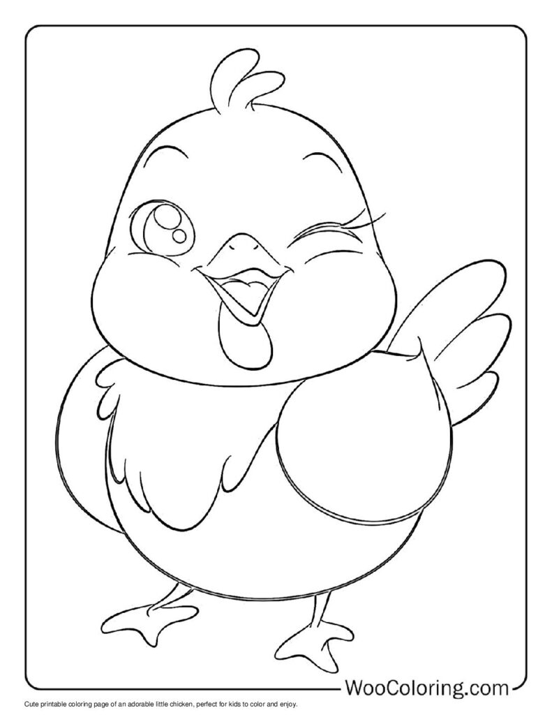 100 Chicken Coloring Pages Free PDF To Print Woo Coloring