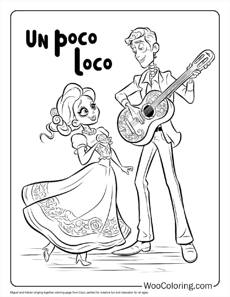 100 Coco Coloring Pages Free PDF To Print Woo Coloring