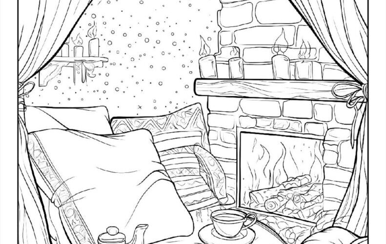 100 Cozy Coloring Pages Free PDF To Print Woo Coloring