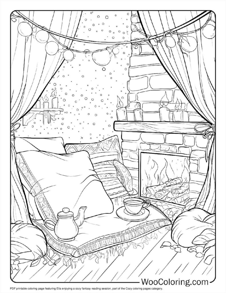 100 Cozy Coloring Pages Free PDF To Print Woo Coloring 100 Cozy Coloring Pages Free PDF To Print Woo Coloring
