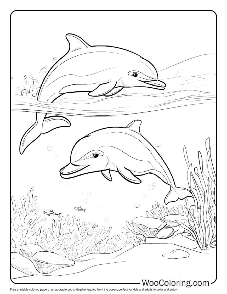 dolphin coloring pages