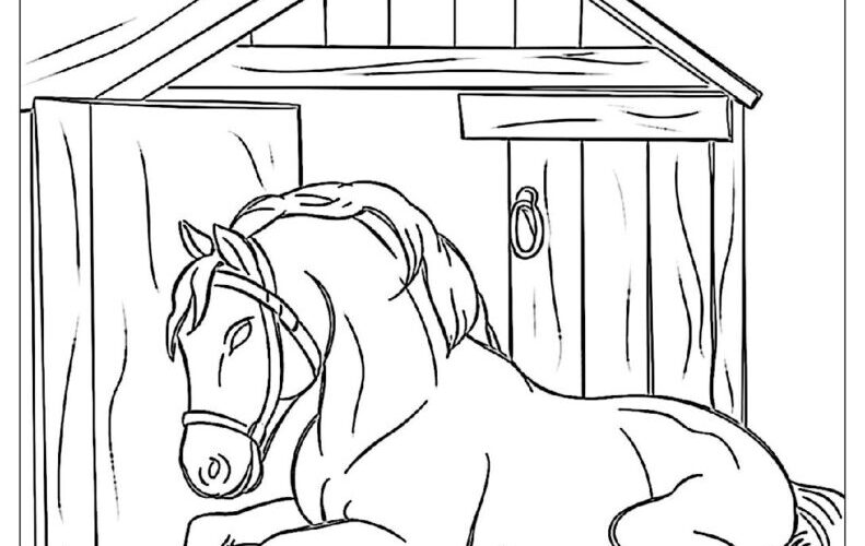 100 Horse Coloring Pages Free PDF To Print Woo Coloring