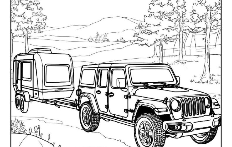 100 Jeep Coloring Pages Free PDF To Print Woo Coloring