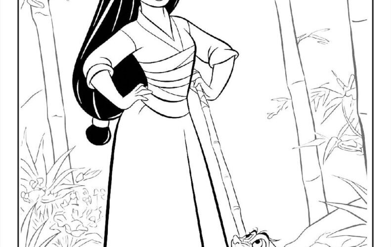100 Mulan Coloring Pages Free PDF To Print Woo Coloring