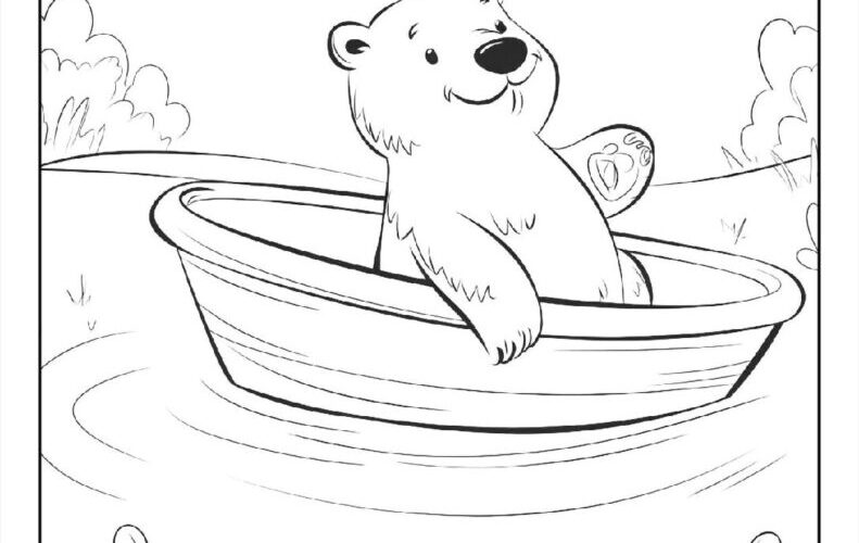 100 Polar Bear Coloring Pages Free PDF To Print Woo Coloring