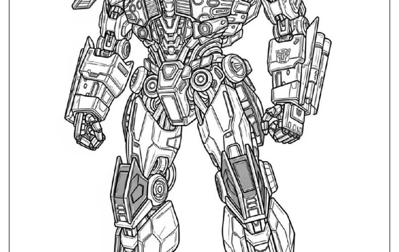 100 Robot Coloring Pages Free PDF To Print Woo Coloring