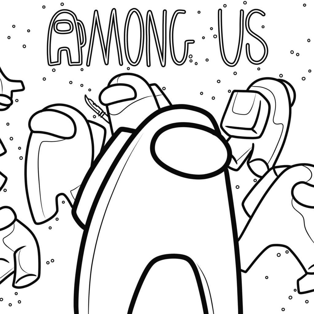among us coloring pages