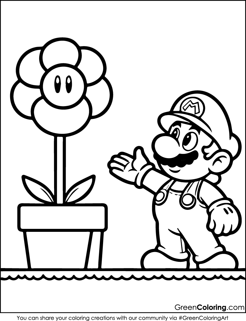 12 Must Have Super Mario Coloring Pages Free Printable PDFs