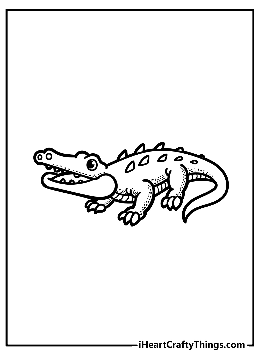 crocodile coloring pages