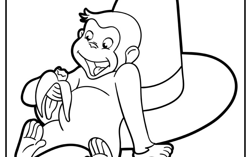15 Curious George Coloring Pages 100 Free Printables