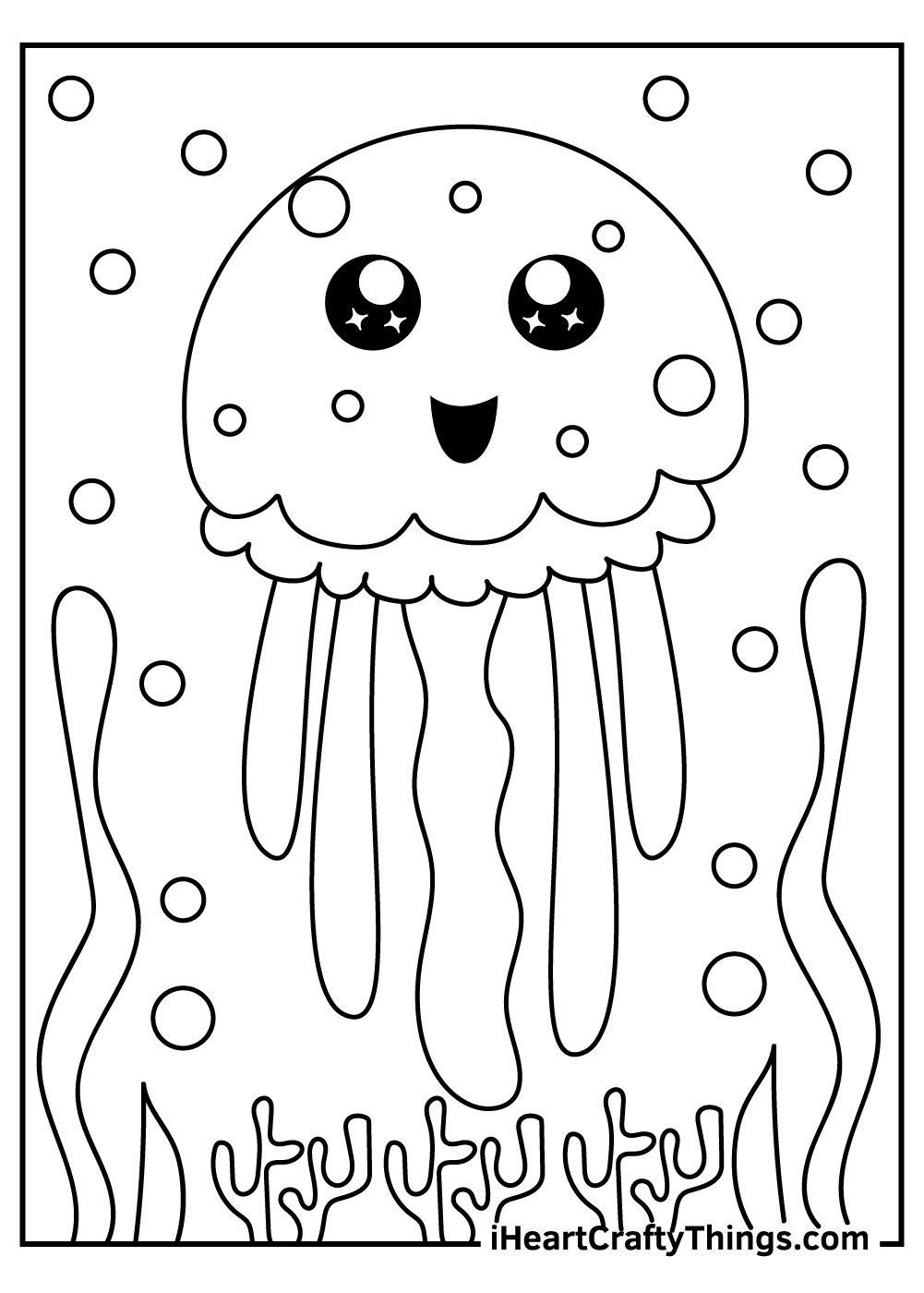 15 Jellyfish Coloring Pages 100 Free Printables 