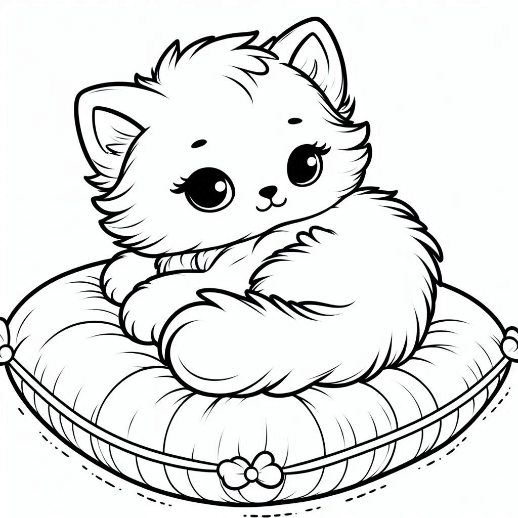 15 Kitten Cat Coloring Pages For Kids Adults Free Printables