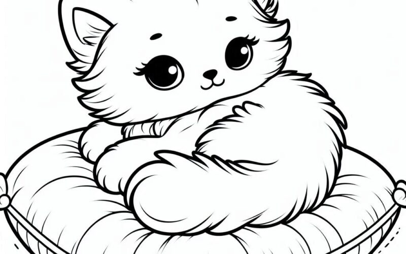 15 Kitten Cat Coloring Pages For Kids Adults Free Printables