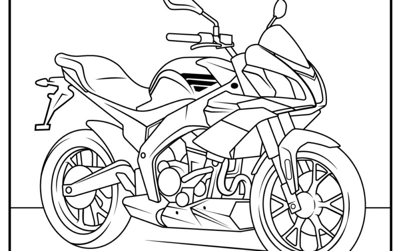 15 Motorcycle Coloring Pages 100 Free Printables