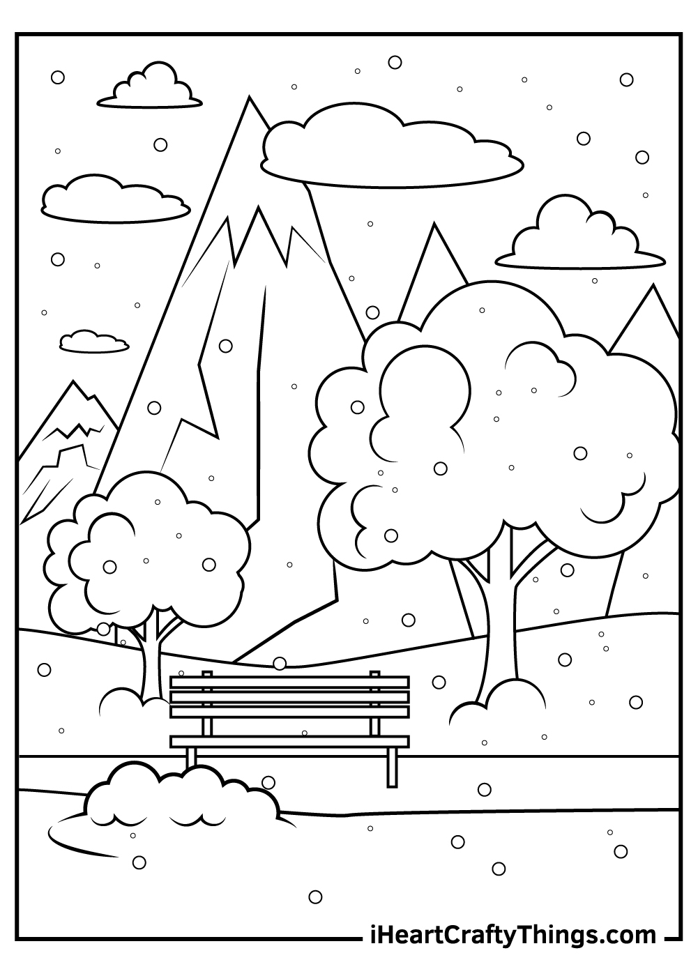 15 Mountains Coloring Pages 100 Free Printables 