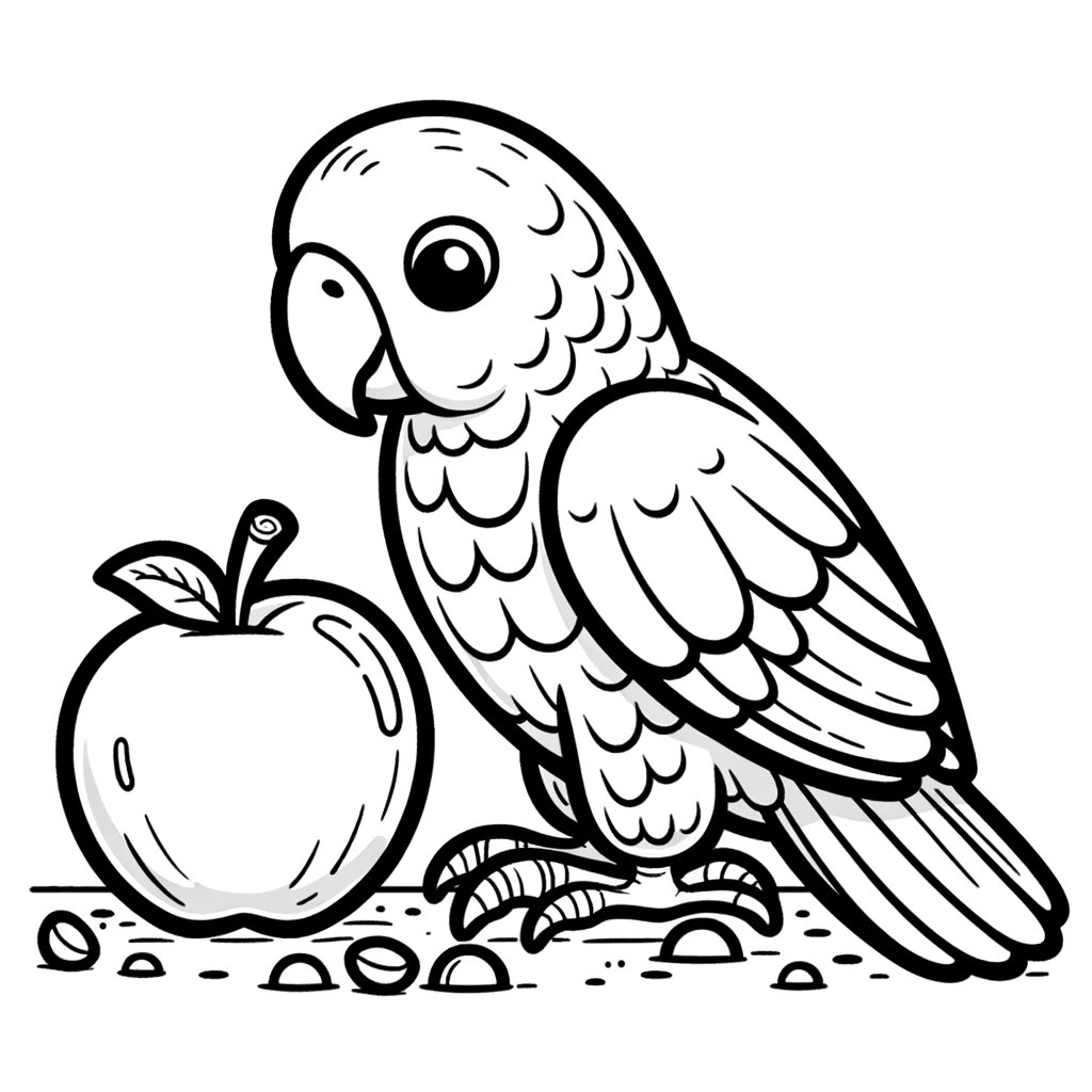 15 Parrot Coloring Pages Cute Parrot Coloring Parrot Bird Bird Coloring Coloring Gift Idea Bird Coloring Pages Exotic Birds Etsy