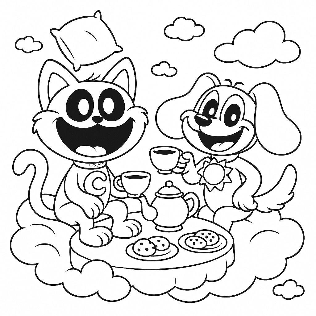 15 Printable CatNap Coloring Pages Free For Kids KidPrintables