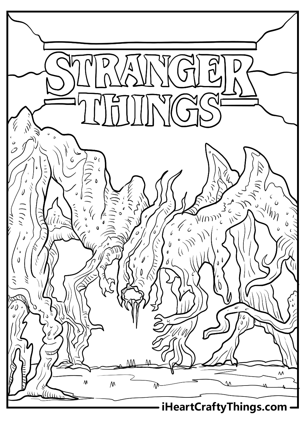 15 Printable Stranger Things Coloring Pages For Free