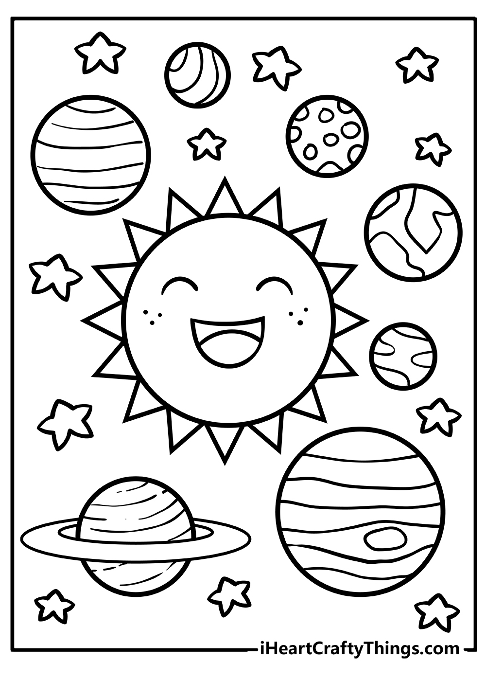 planets coloring pages