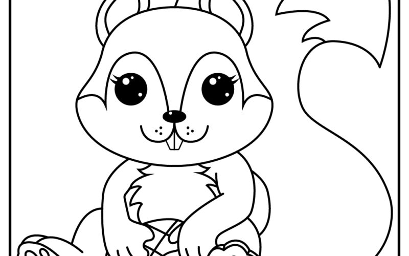 15 Squirrel Coloring Pages 100 Free Printables