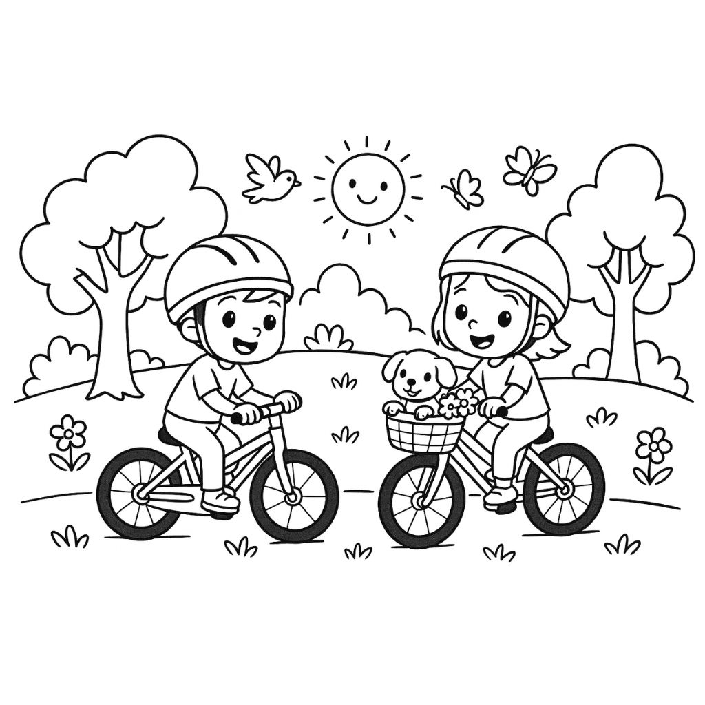 summer coloring pages for kids