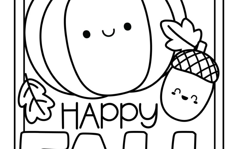 16 Fall Coloring Pages Free Printable PDF Downloads Cute Coloring Pages For Kids