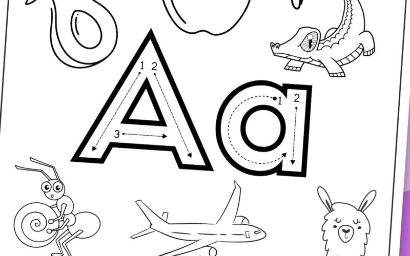 16 Letter A Coloring Pages Tons Of Free Printables