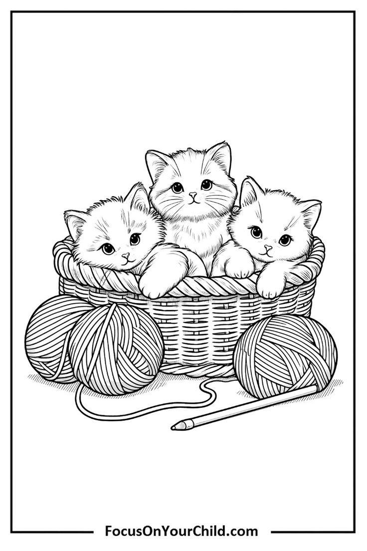 kitty coloring pages