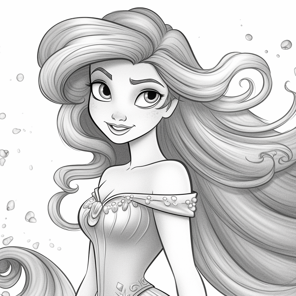ariel mermaid coloring pages ariel mermaid coloring pages