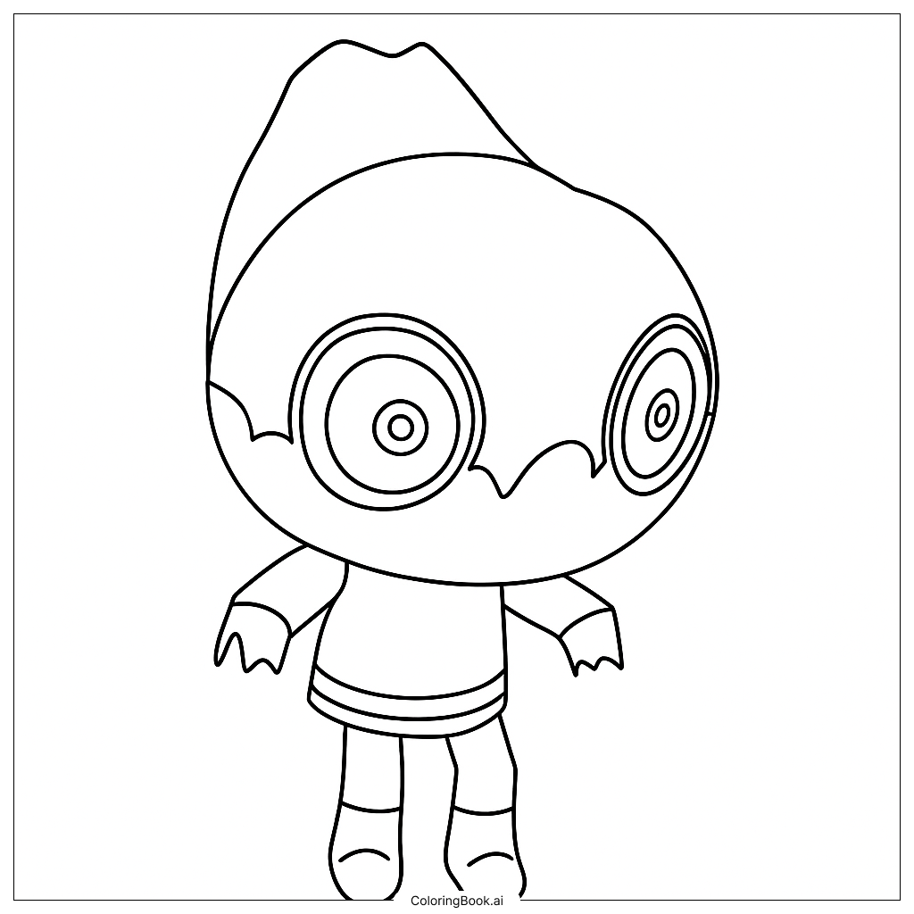 dandy's world coloring page