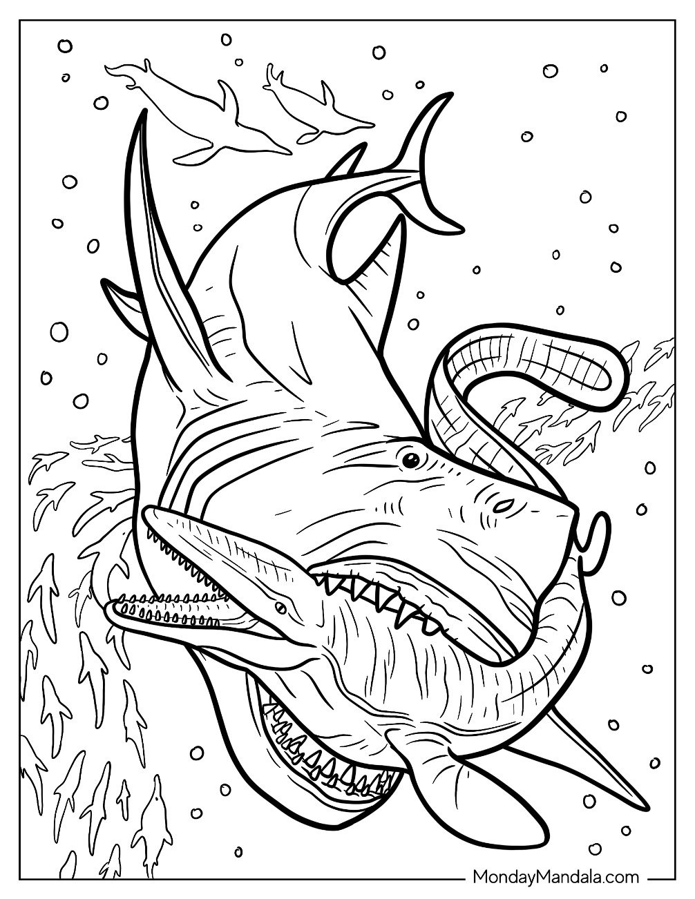 18 Megalodon Coloring Pages Free PDF Printables 18 Megalodon Coloring Pages Free PDF Printables