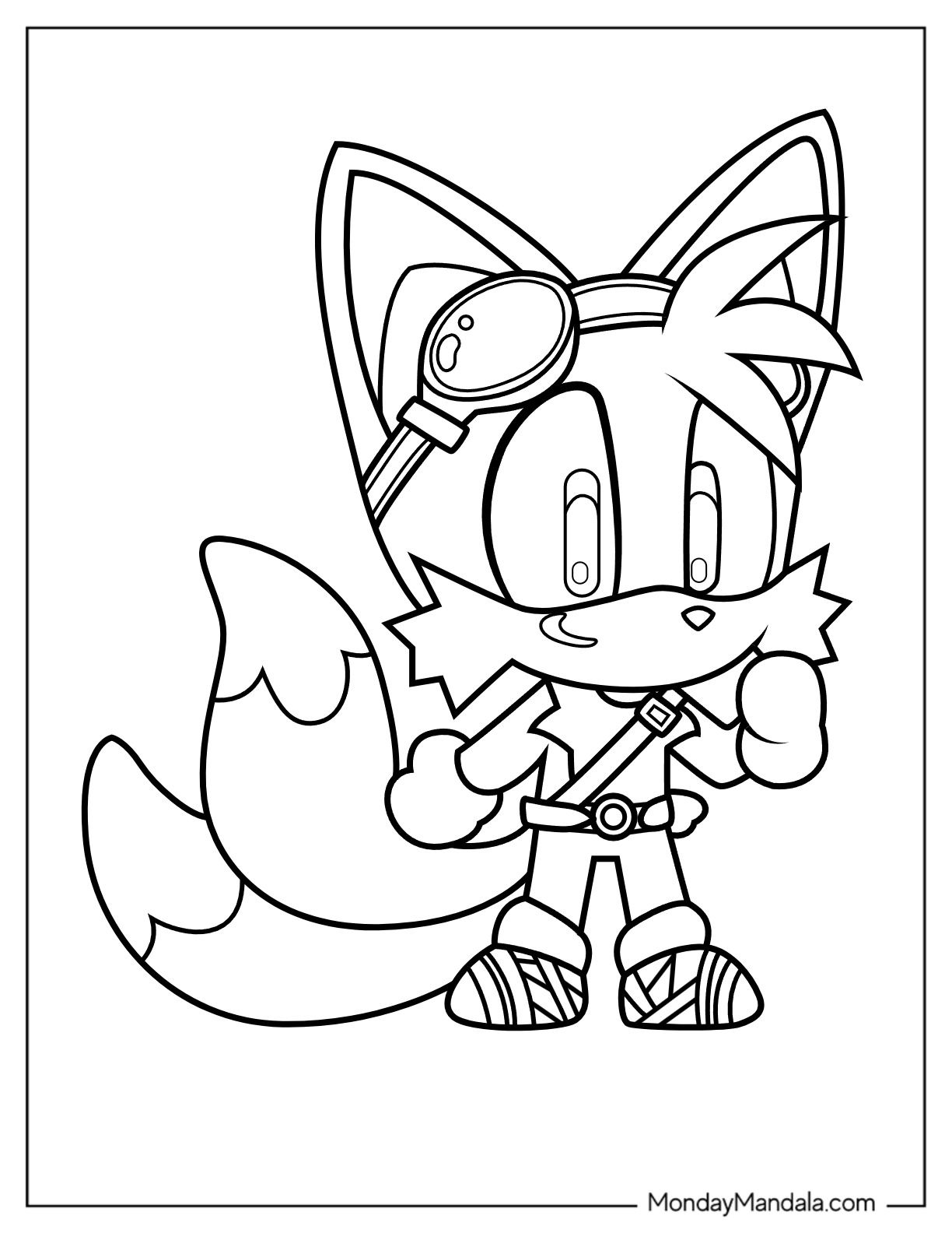 18 Tails Coloring Pages Free PDF Printables 
