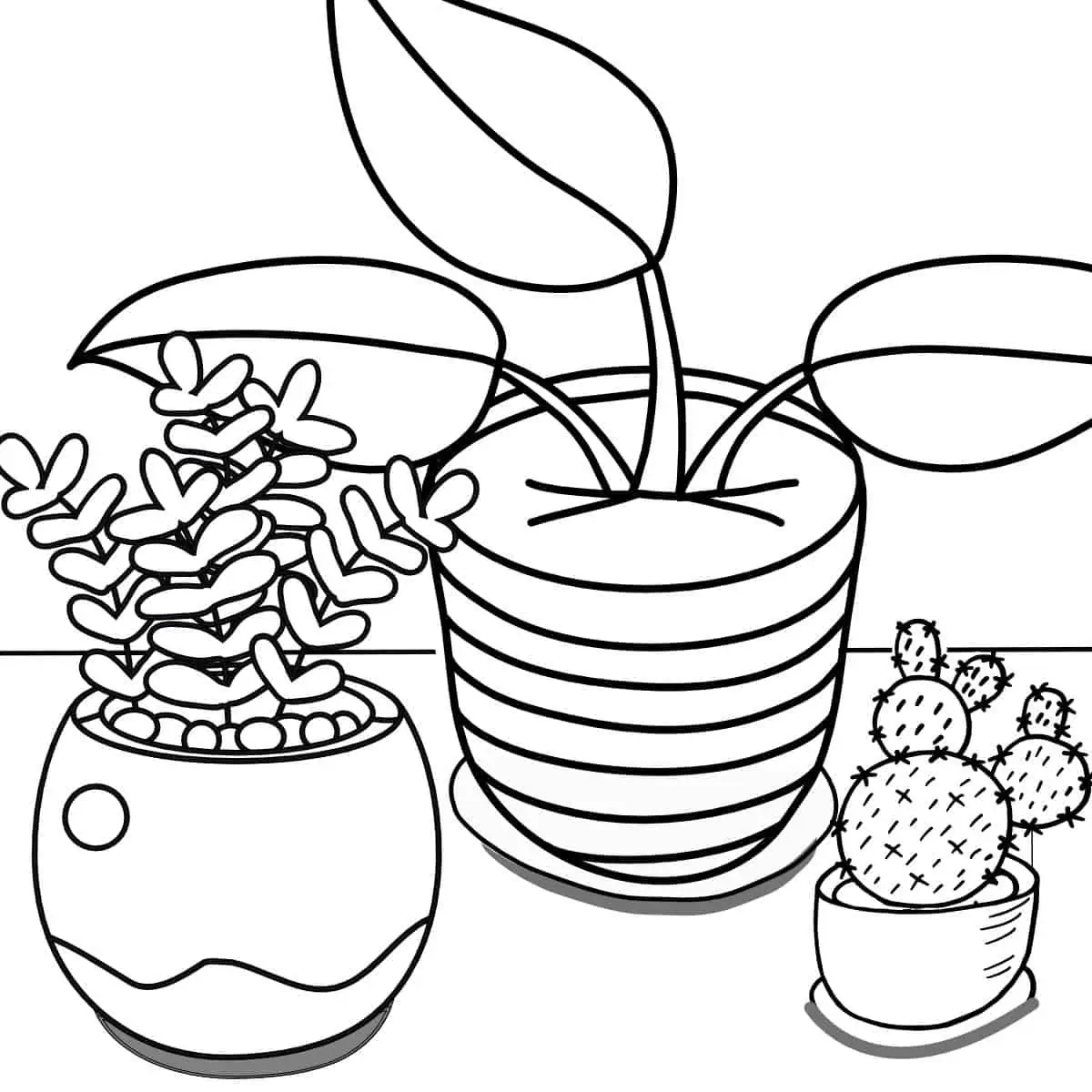 19 Coloring Pages Of Plants For Free Artsy Pretty Plants