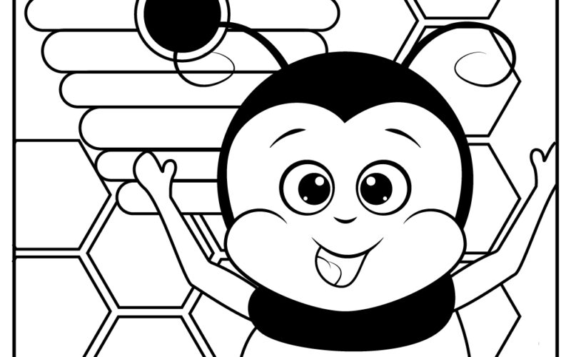 20 Bee Coloring Pages 100 Free Printables