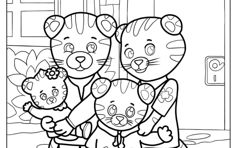 20 Daniel Tiger Coloring Pages Free PDF Printables