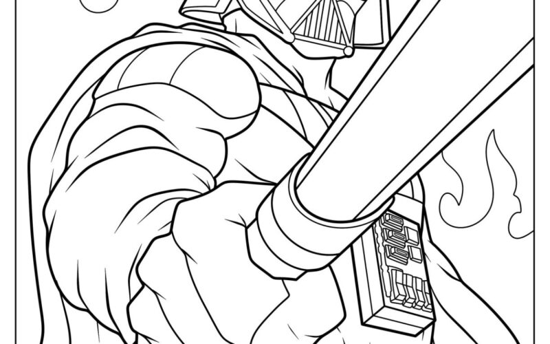 20 Darth Vader Coloring Pages Free PDF Printables