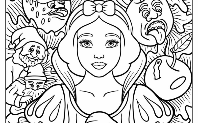 20 Disney Coloring Pages For Adults Free PDF Printables