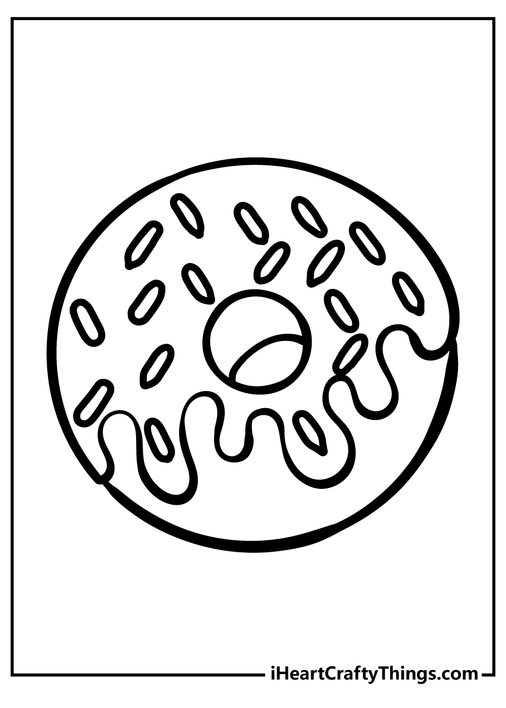 20 Donut Coloring Pages 100 Free Printables 