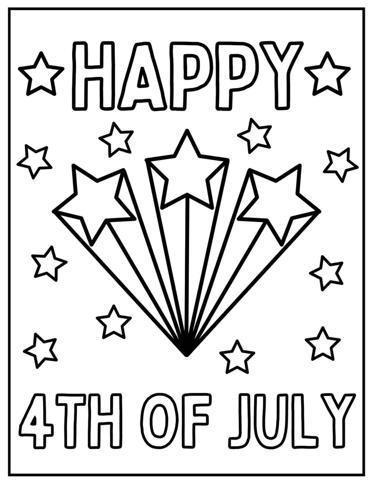 july 4th coloring pages