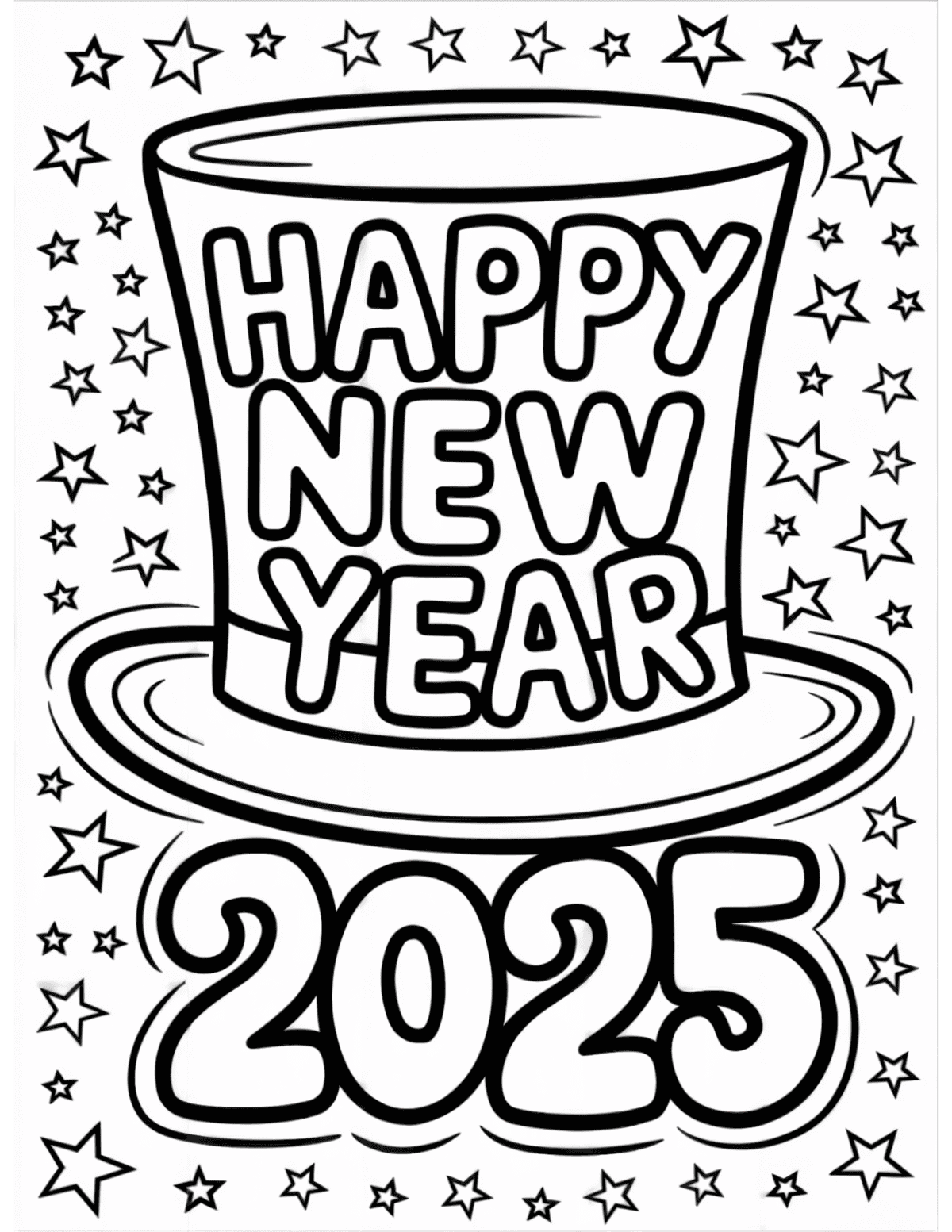 2025 coloring page