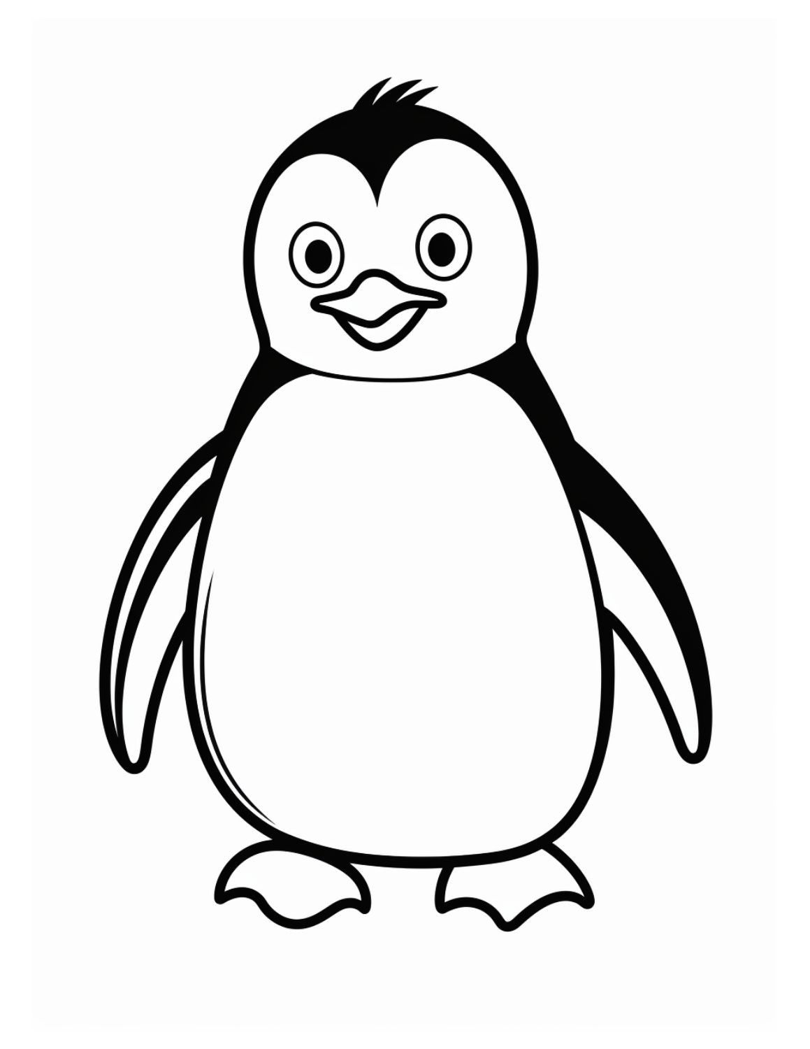 penguin coloring pages