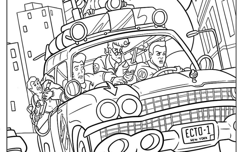 20 Ghostbusters Coloring Pages Free PDF Printables