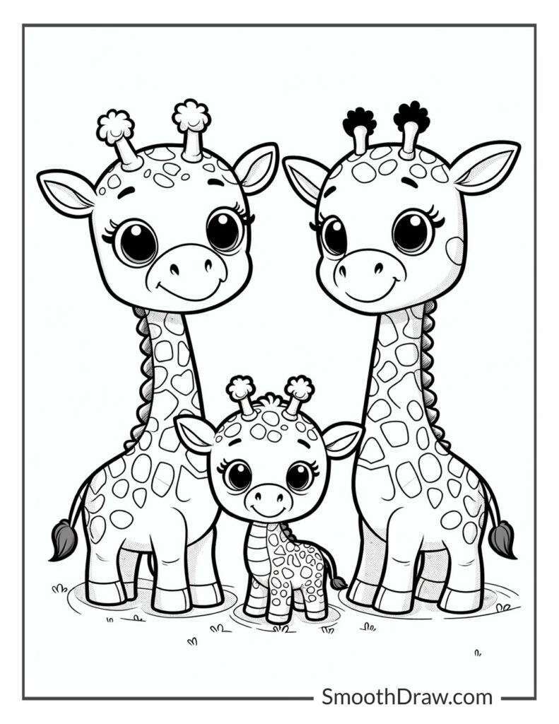 20 Giraffe Coloring Pages 20 Giraffe Coloring Pages