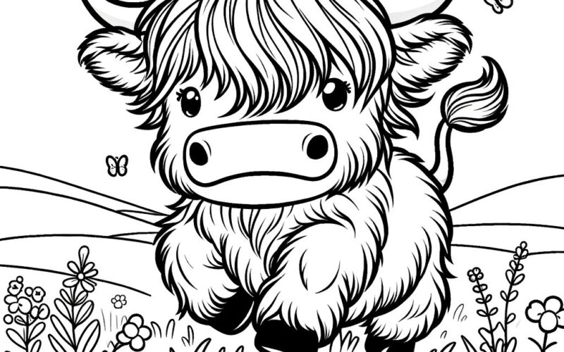 20 Highland Cow Coloring Pages Cow Coloring Pages Highland Cows Cute Highland Cows Baby Highland Cows Cute Cows Cute Baby Cows Etsy