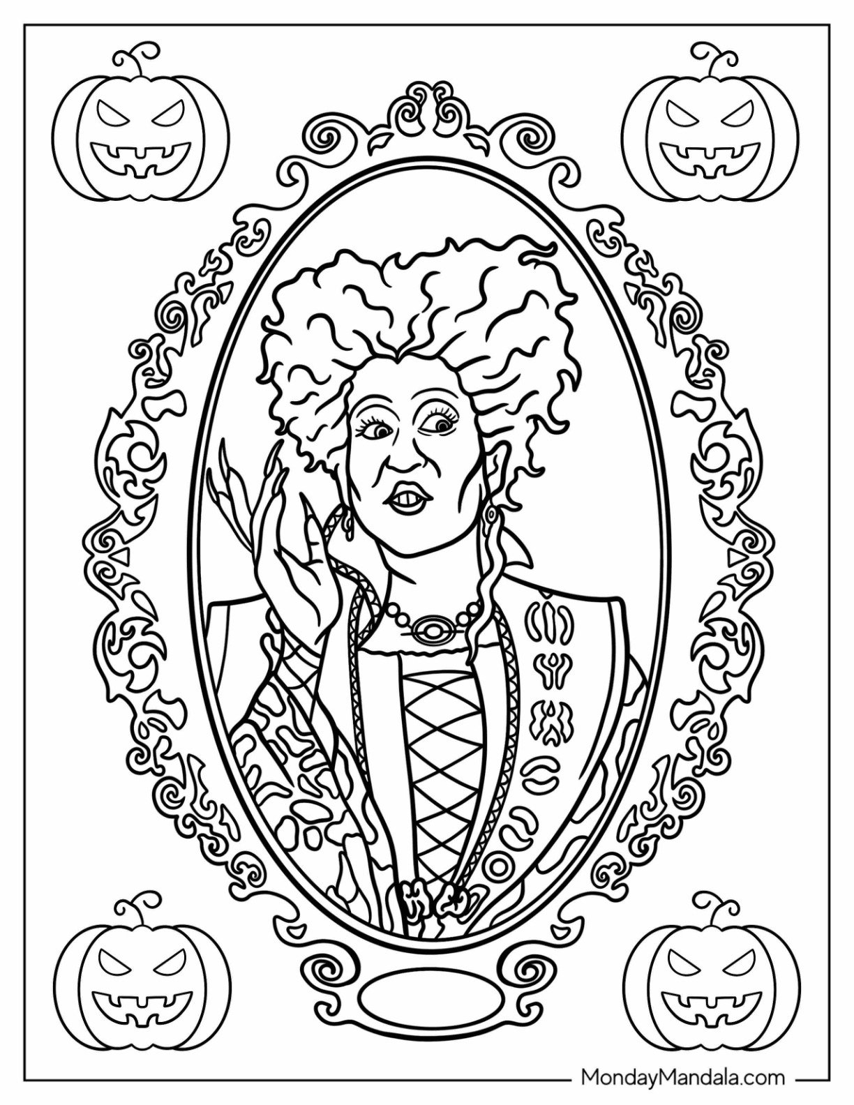hocus pocus coloring pages hocus pocus coloring pages