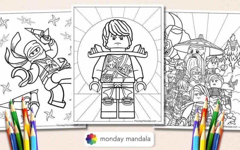 20 Lego Ninjago Coloring Pages Free PDF Printables