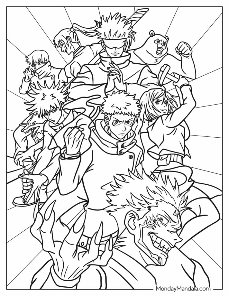 20 Manga Coloring Pages Free PDF Printables 20 Manga Coloring Pages Free PDF Printables