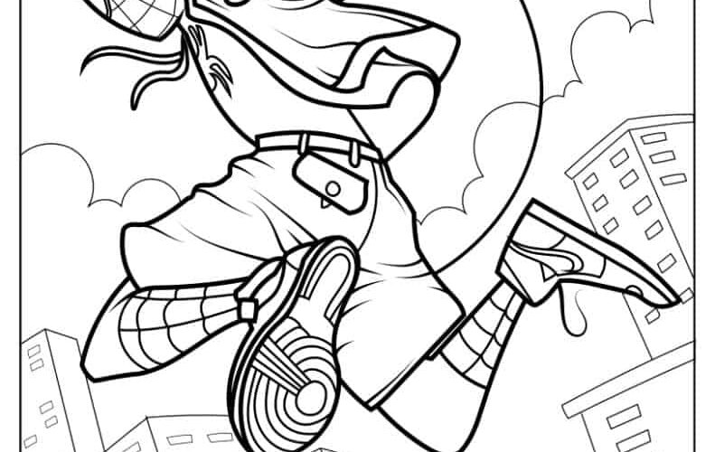 20 Miles Morales Coloring Pages Free PDF Printables